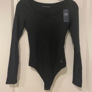 Black Long Sleeve Bodysuit